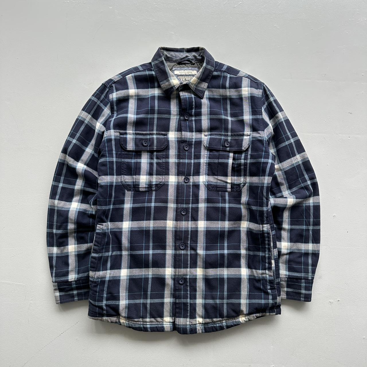 Blue Checkered L.L Bean 00’s Padded Shirt - Small