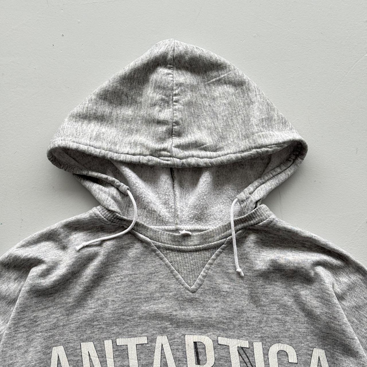 Grey Antarctica 90’s Vintage Afterhood Hoodie - Large