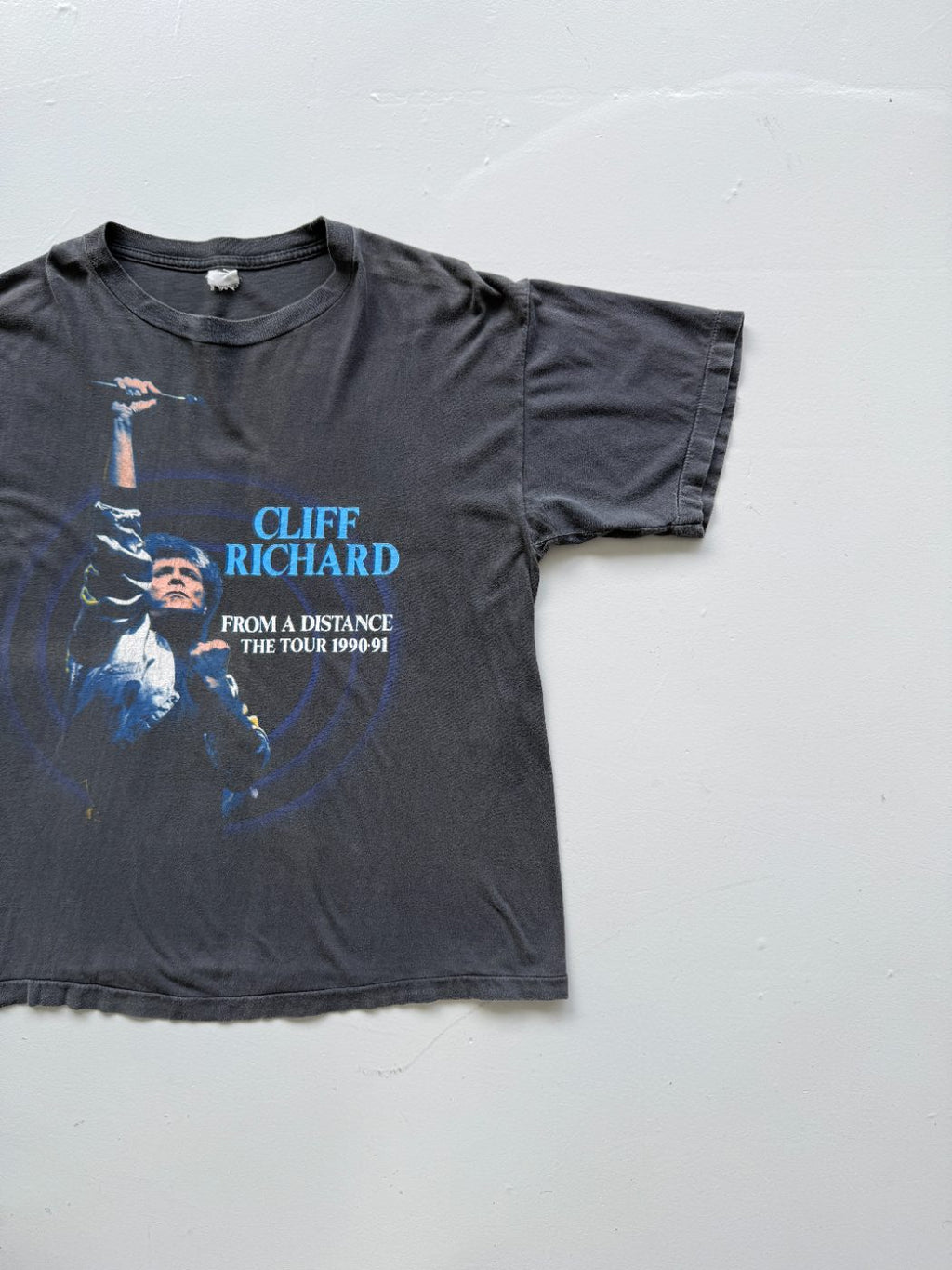 Cliff Richard From A Distance The Tour 1990-91 Vintage Single Stitch T-Shirt - L