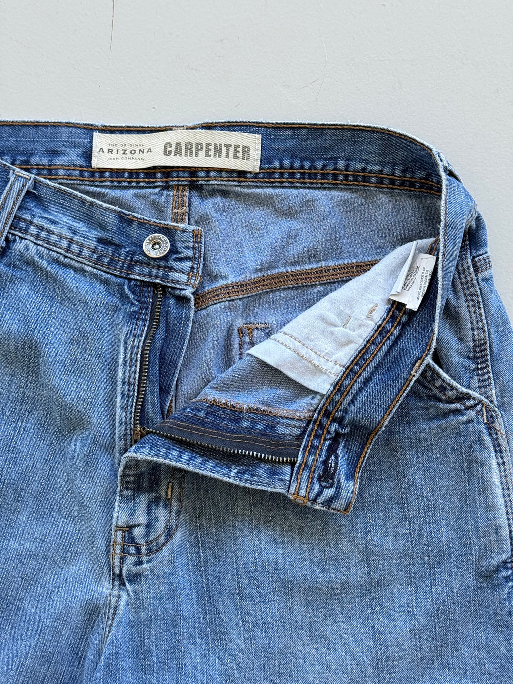 Blue Arizona Jeans 00's Vintage Y2K Baggy Carpenter Denim Shorts - W32 x L9.5