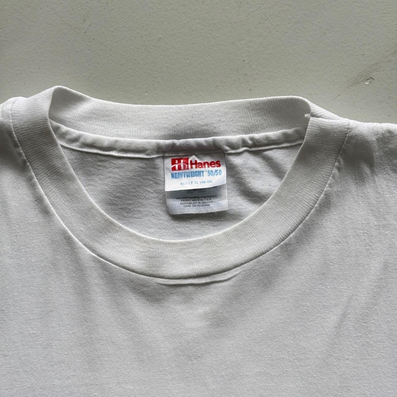White Cartoon Ford 90s Vintage Graphic T-Shirt - XL