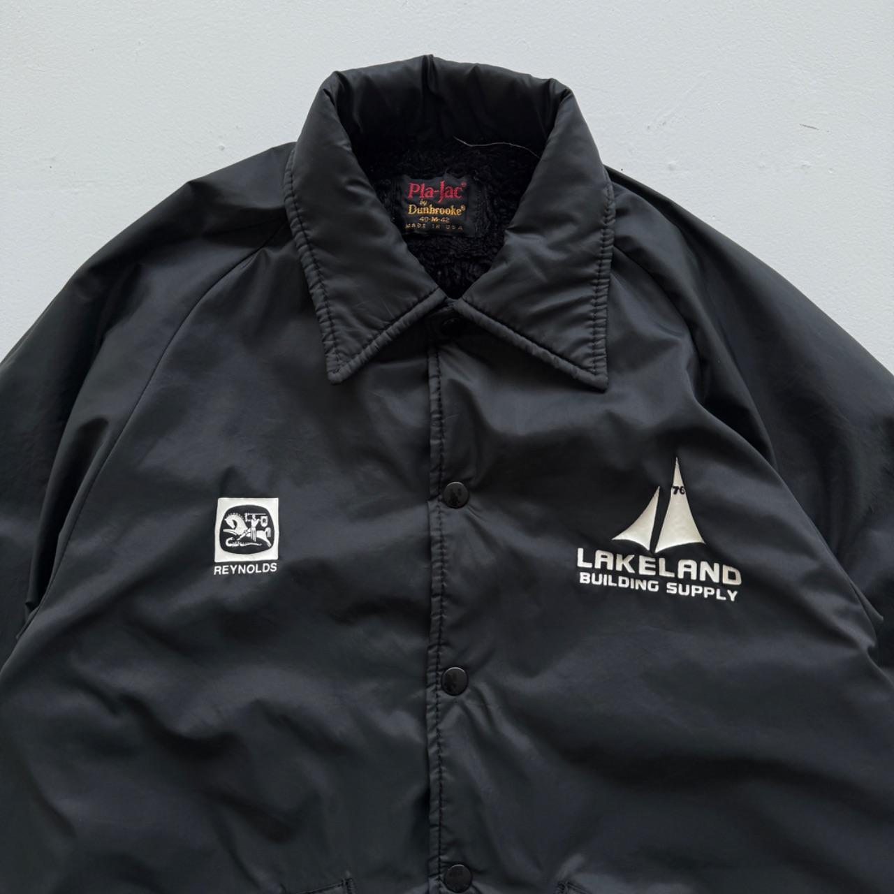 Black Lakeland Building Supply 80s Coach Jacket - Small