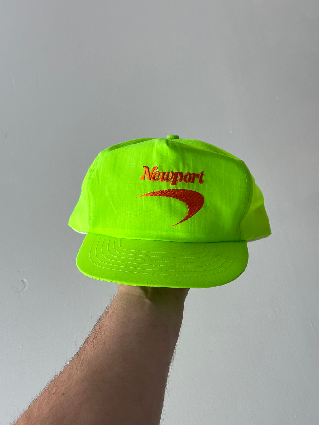 Newport Neon Green 90's Vintage SnapBack Trucker Cap
