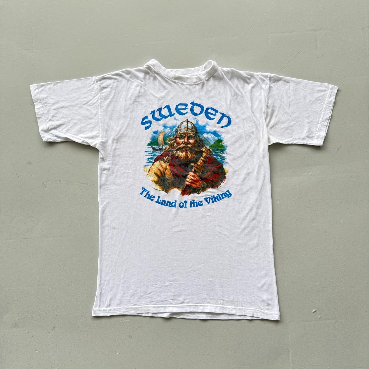 White Sweden Vintage 90s T-shirt - XL