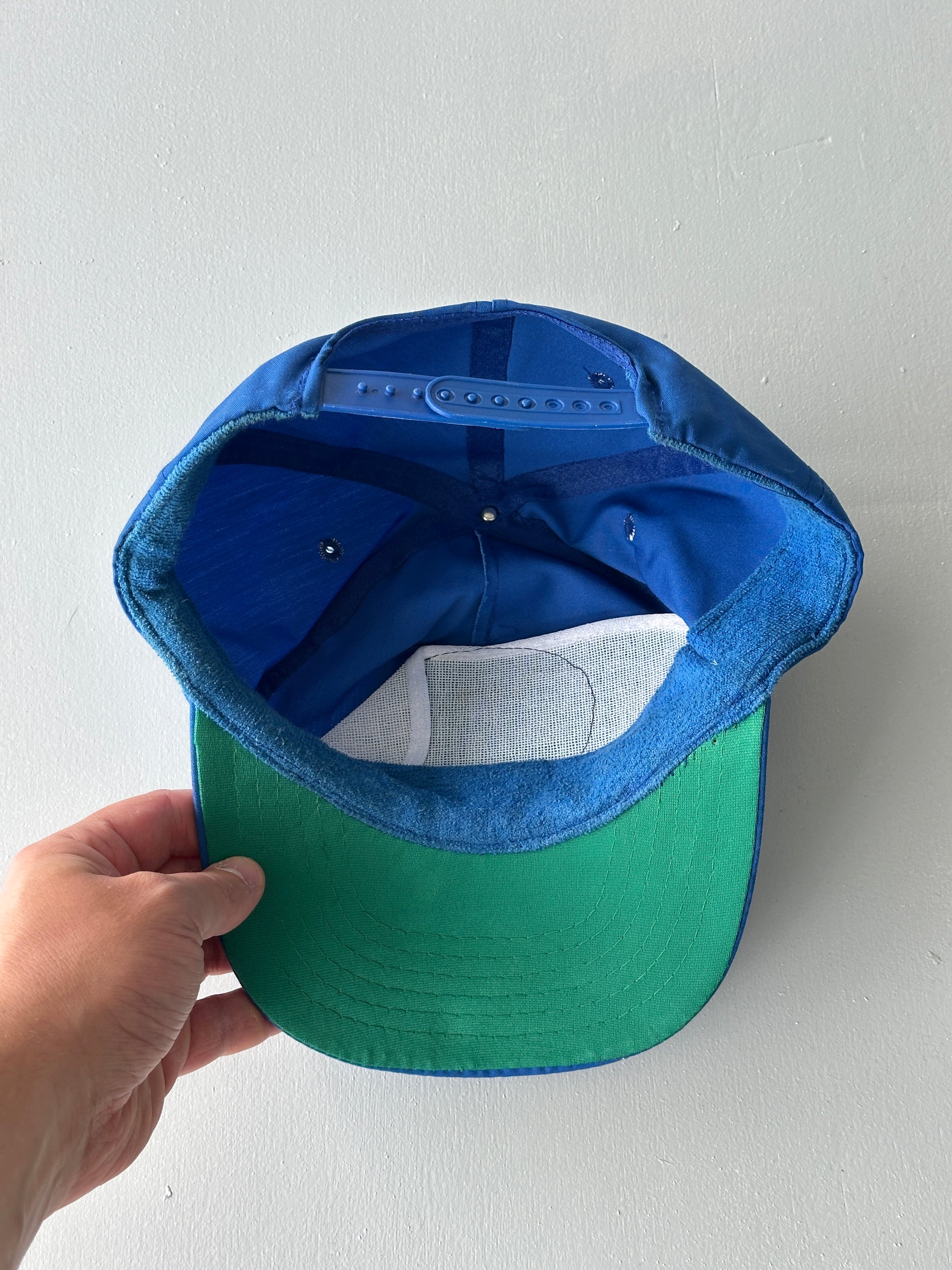 Blue West End Eagle Blue Beer 90's Vintage SnapBack Trucker Cap