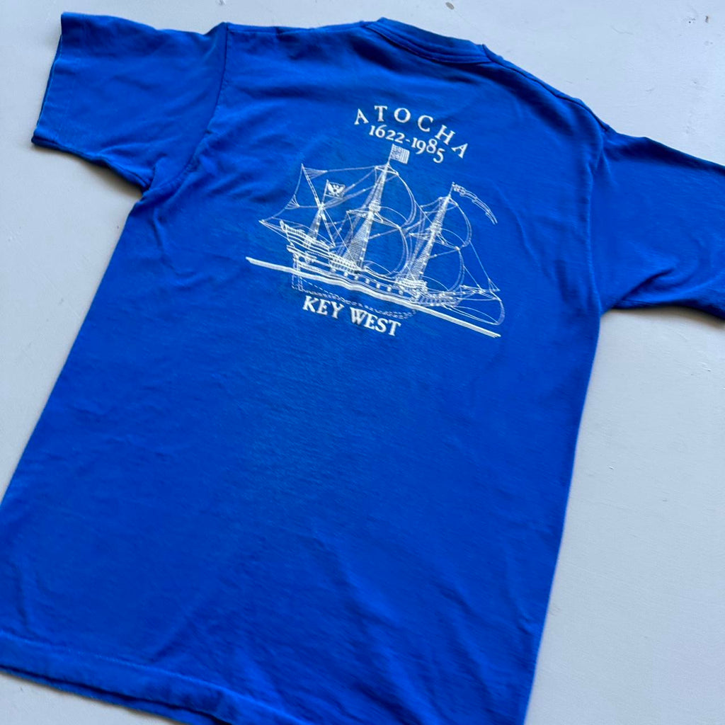 Todays The Day Blue 90s Vintage T-shirt - Medium