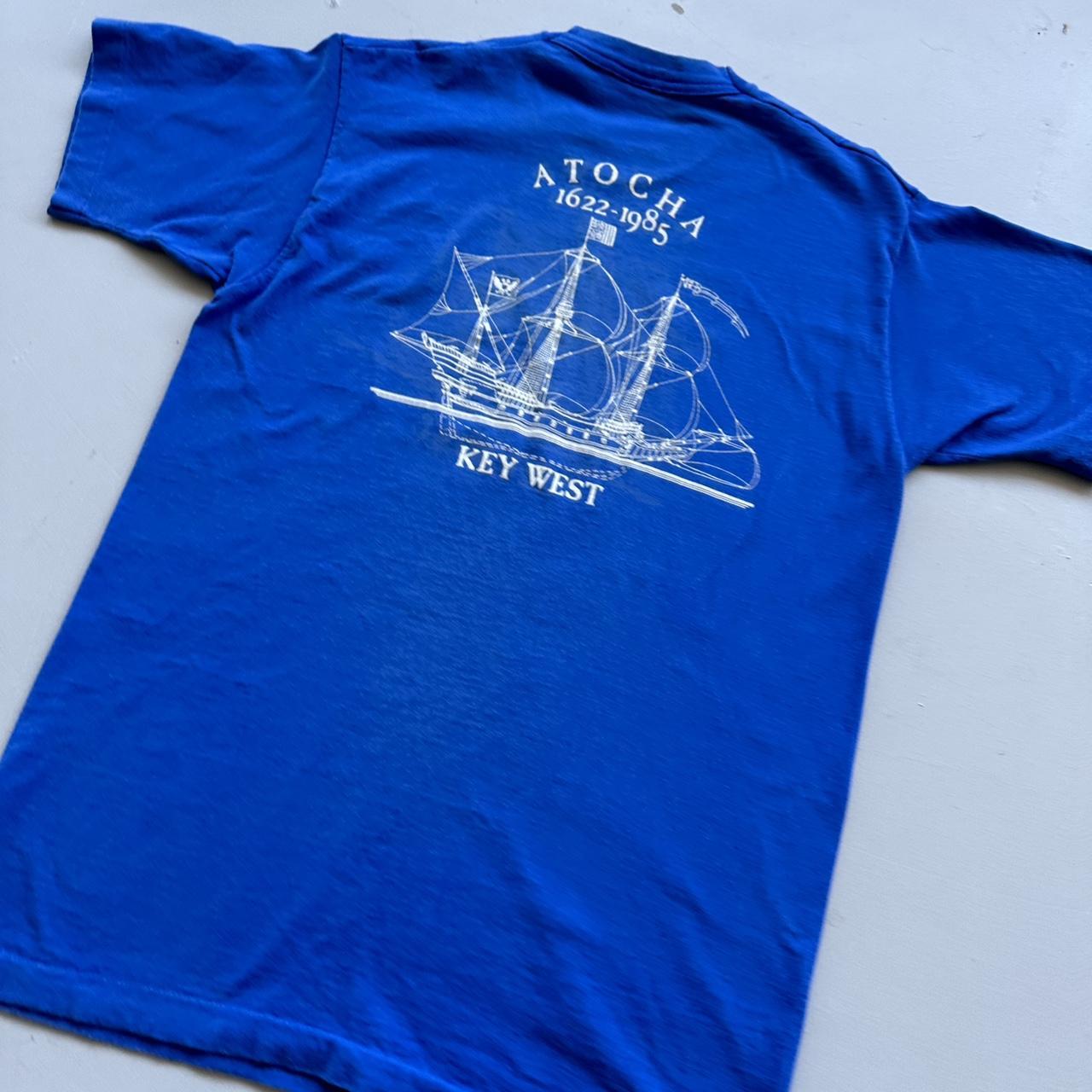 Todays The Day Blue 90s Vintage T-shirt - Medium