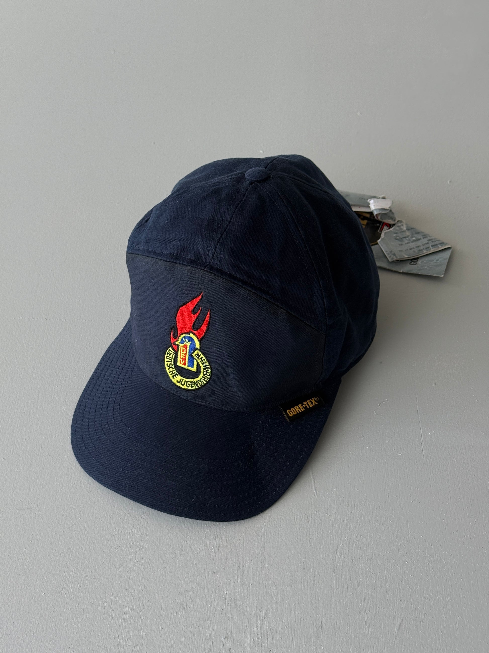 Navy Deutsche Jugendfeuerwehr Gore-Tex 90's Vintage Cap