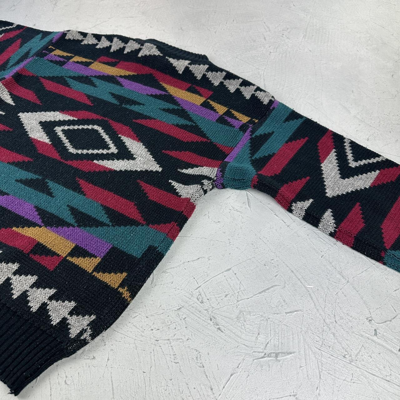 Navajo 90's Knitted Sweatshirt - Small