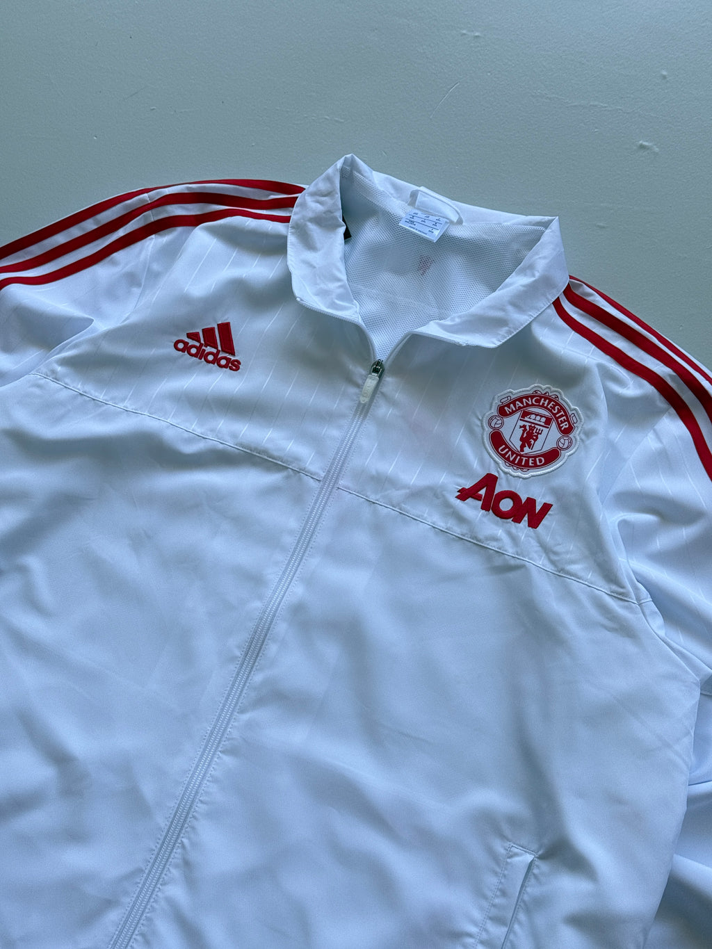 Adidas Manchester United AON 2015 Vintage Full Zip Windbreaker - XXL