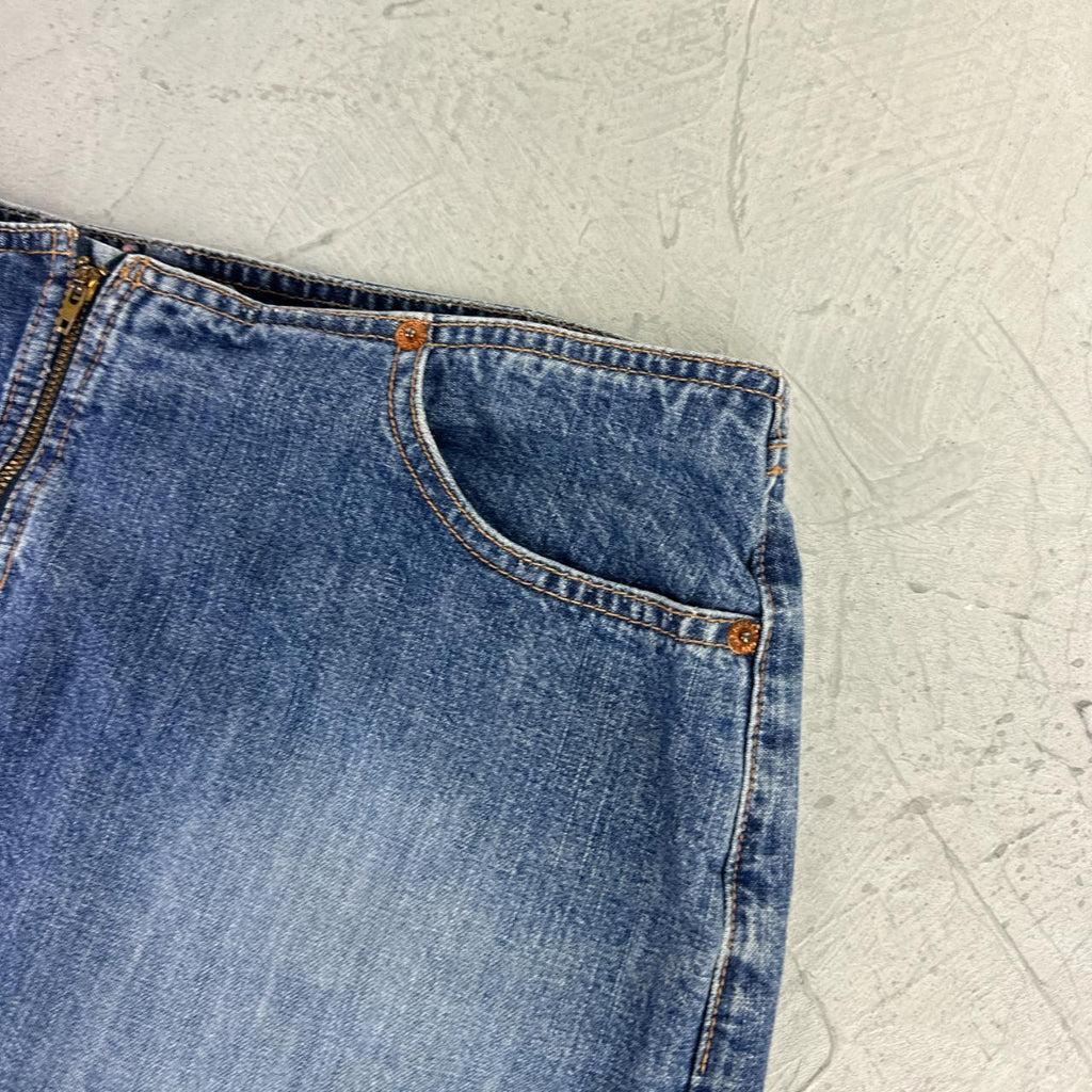 Guess Denim Vintage Mini Skirt - W31 L14 Medium