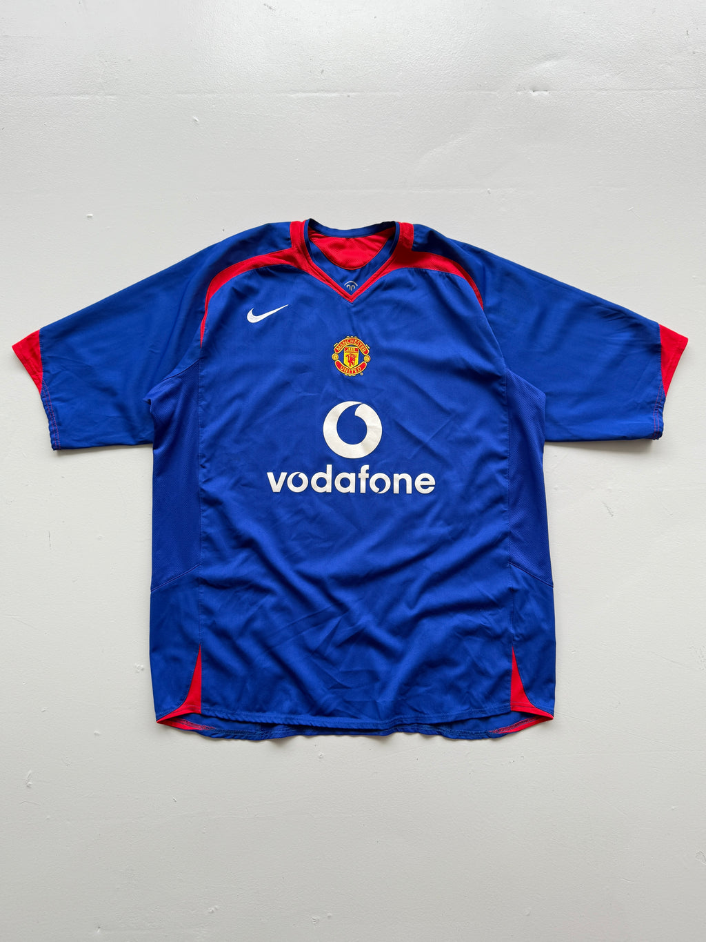 Nike Man Utd Vodafone Rooney #8 2005 Vintage Away Football Shirt - XL