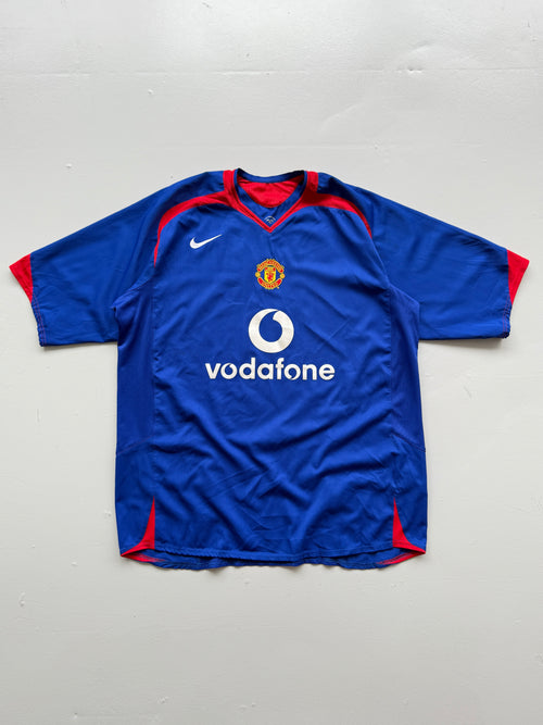 Nike Man Utd Vodafone Rooney #8 2005 Vintage Away Football Shirt - XL