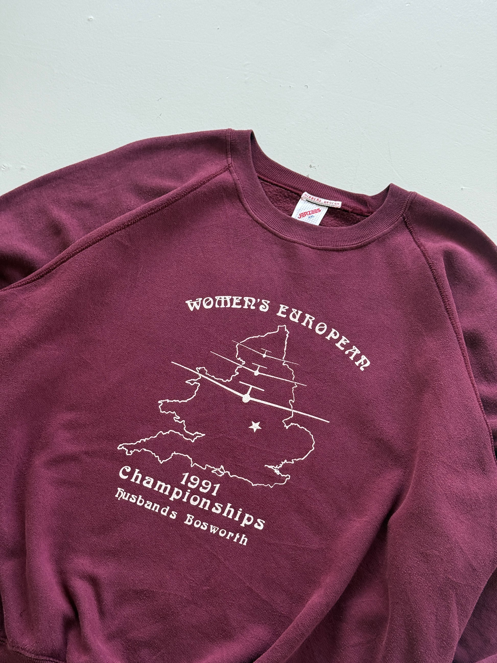 Women's European Gliding Championships 1991 Vintage Sweatshirt - XL