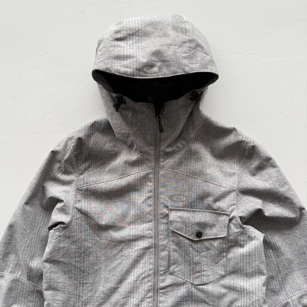 Grey Oakley 00’s Vintage Waterproof Jacket - Small
