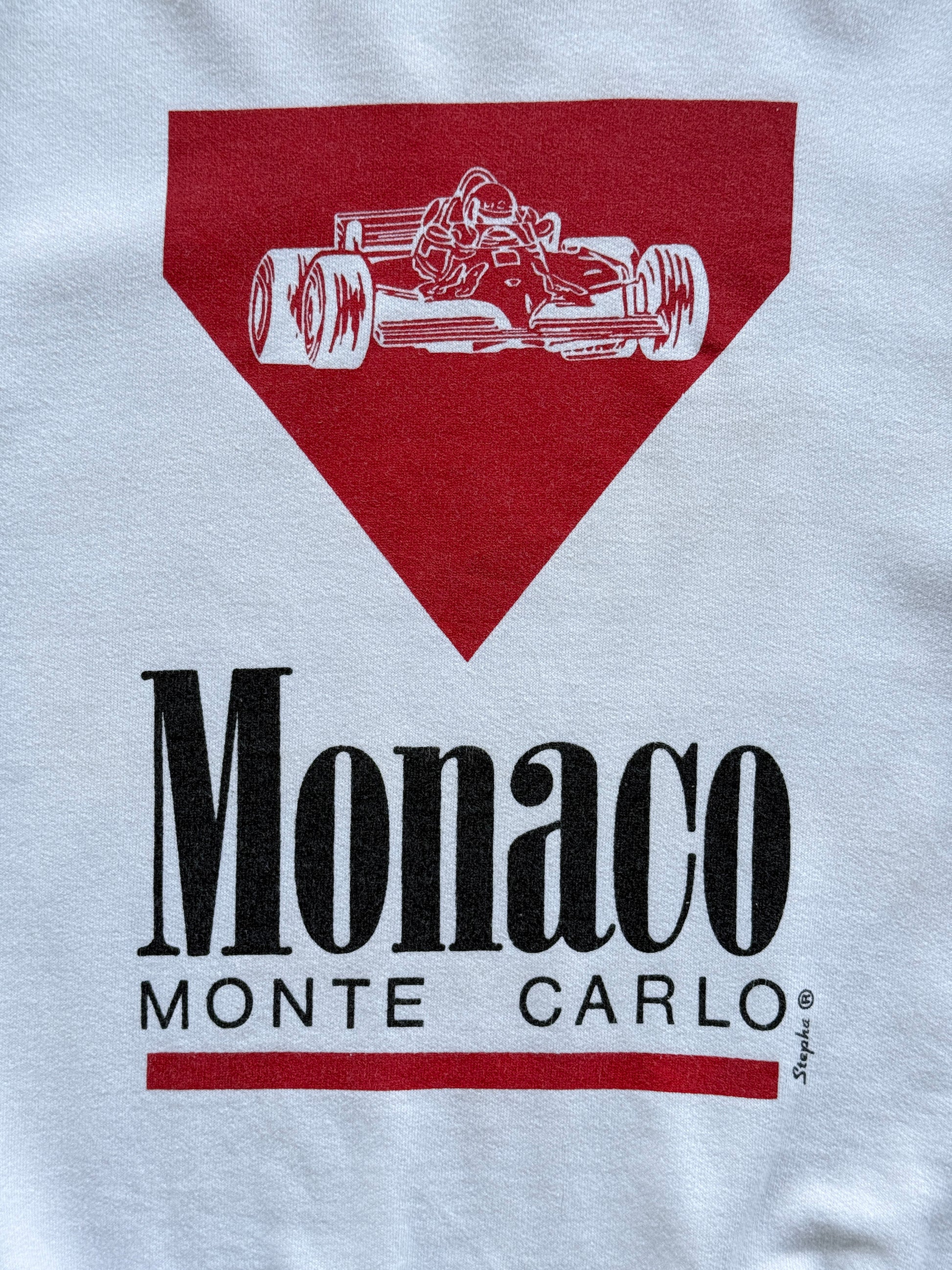 Monaco Monte Carlo F1 Racing 90's Vintage Sweatshirt - Small