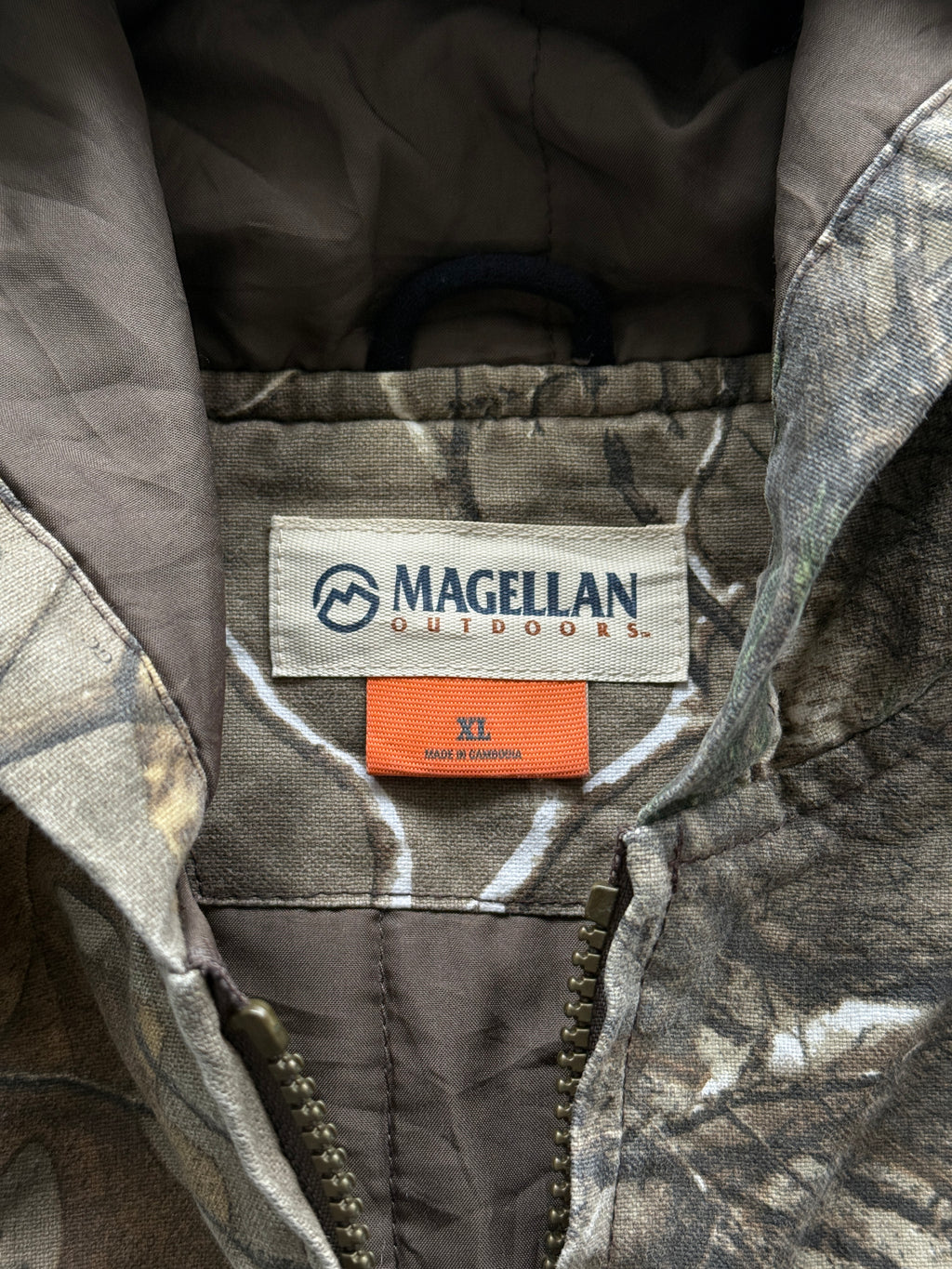 Green Magellan 00's Vintage Real Tree Camo Active Jacket - XL