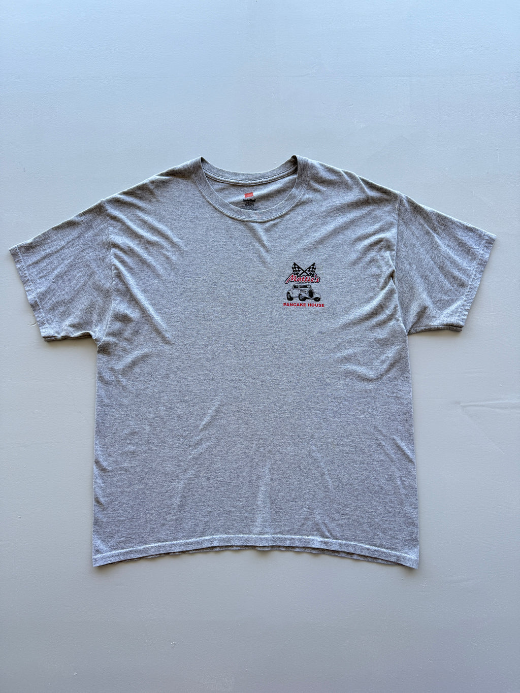 Grey Mattie's Pancake House Hot Rod 90's Vintage Graphic T-Shirt - XL
