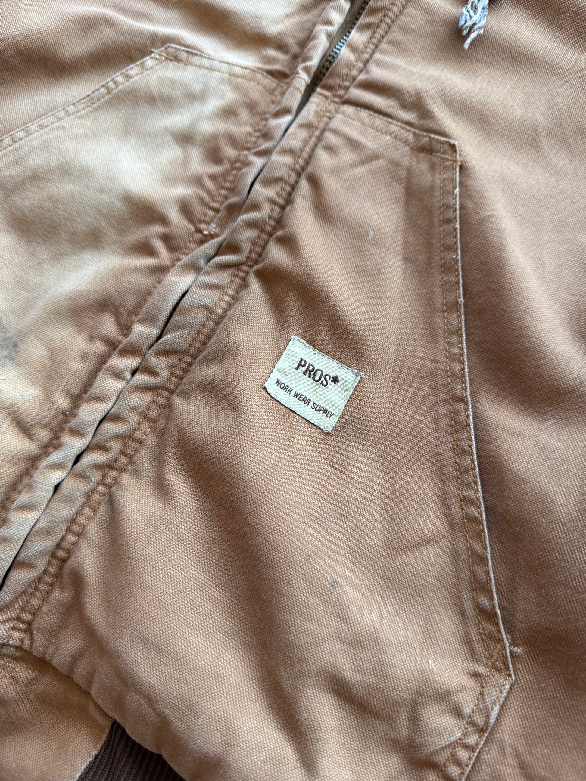 Tan Workwear Supply 90's Vintage Canvas Active Jacket - 2XL