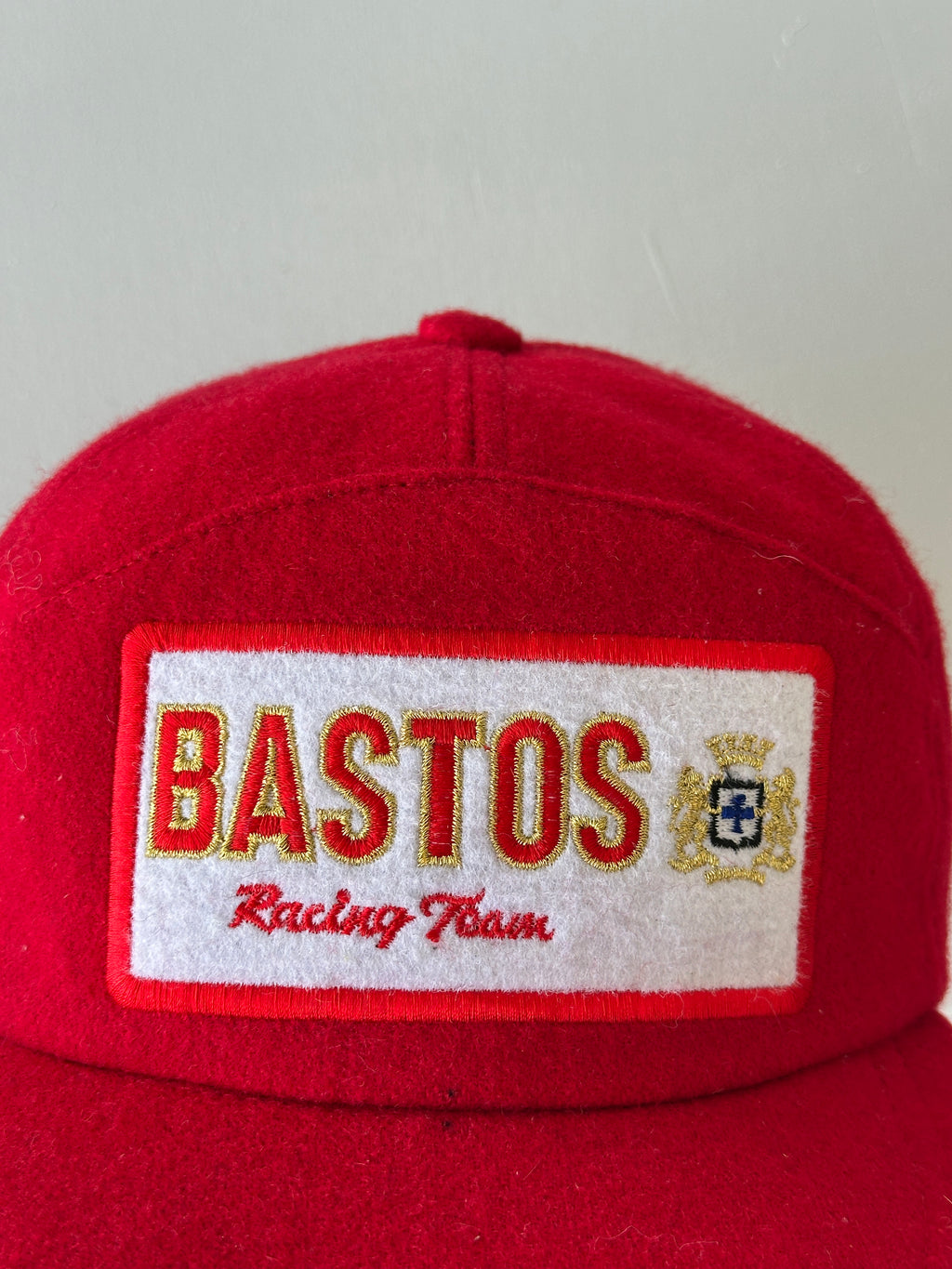 Red Bastos Racing Team 80's Vintage SnapBack Trucker Cap