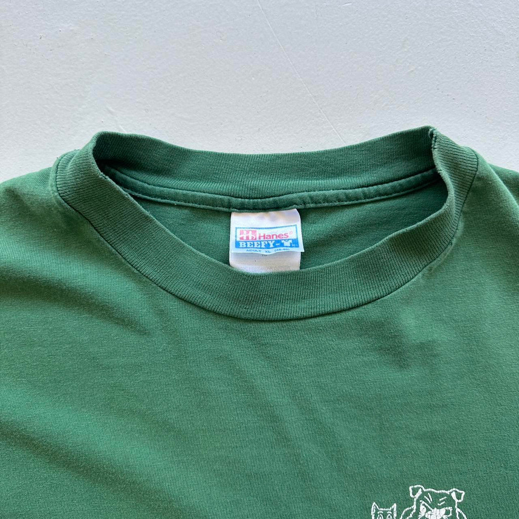 UGA Vet Green Slogan 90s Vintage T-shirt - XL