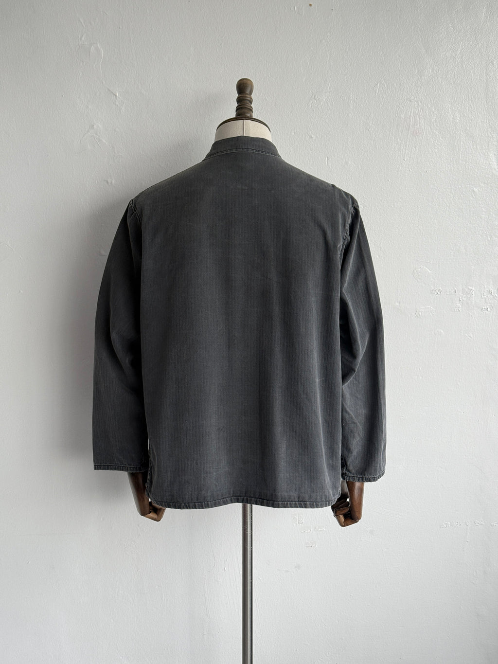 Grey Herringbone 70's Vintage Marquardt & Schulz Chore Jacket CH553 - Medium