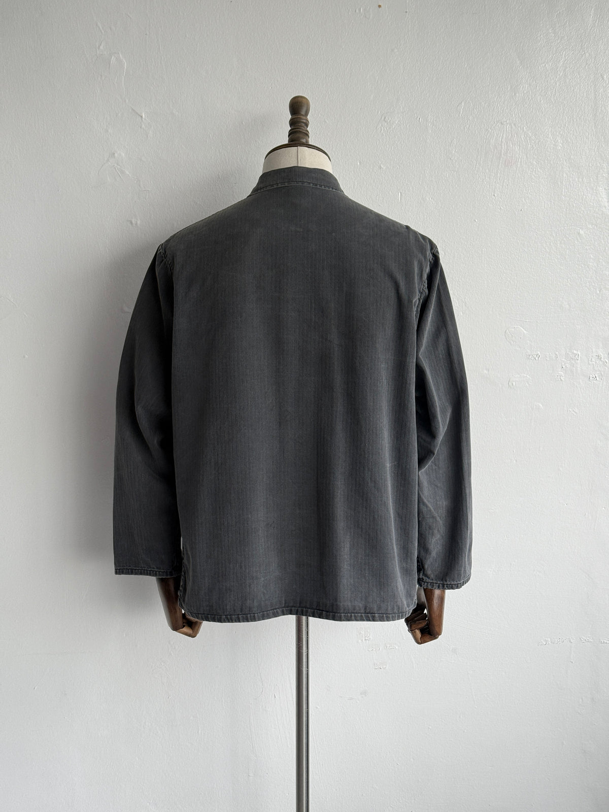 Grey Herringbone 70's Vintage Marquardt & Schulz Chore Jacket CH553 - Medium