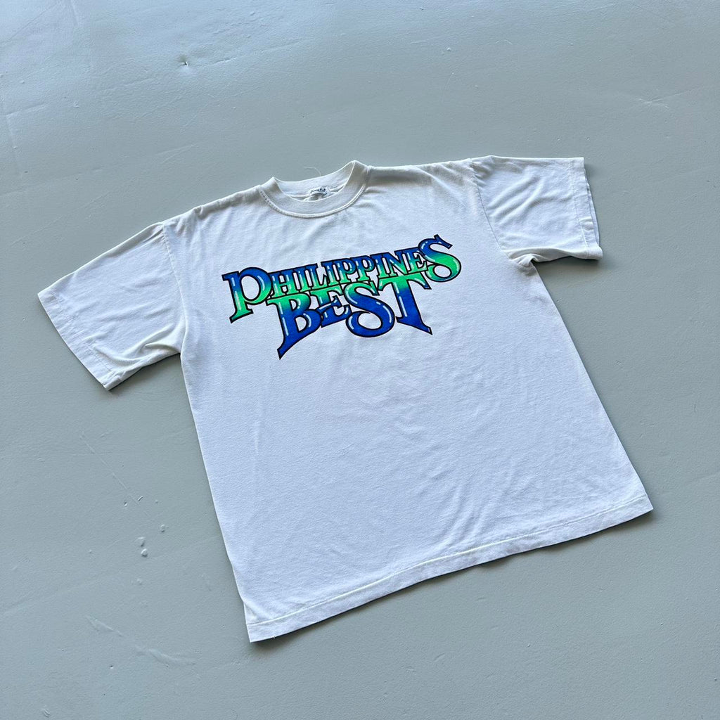 White Philippines Best Vintage 90’s T-shirt - Boxy Large