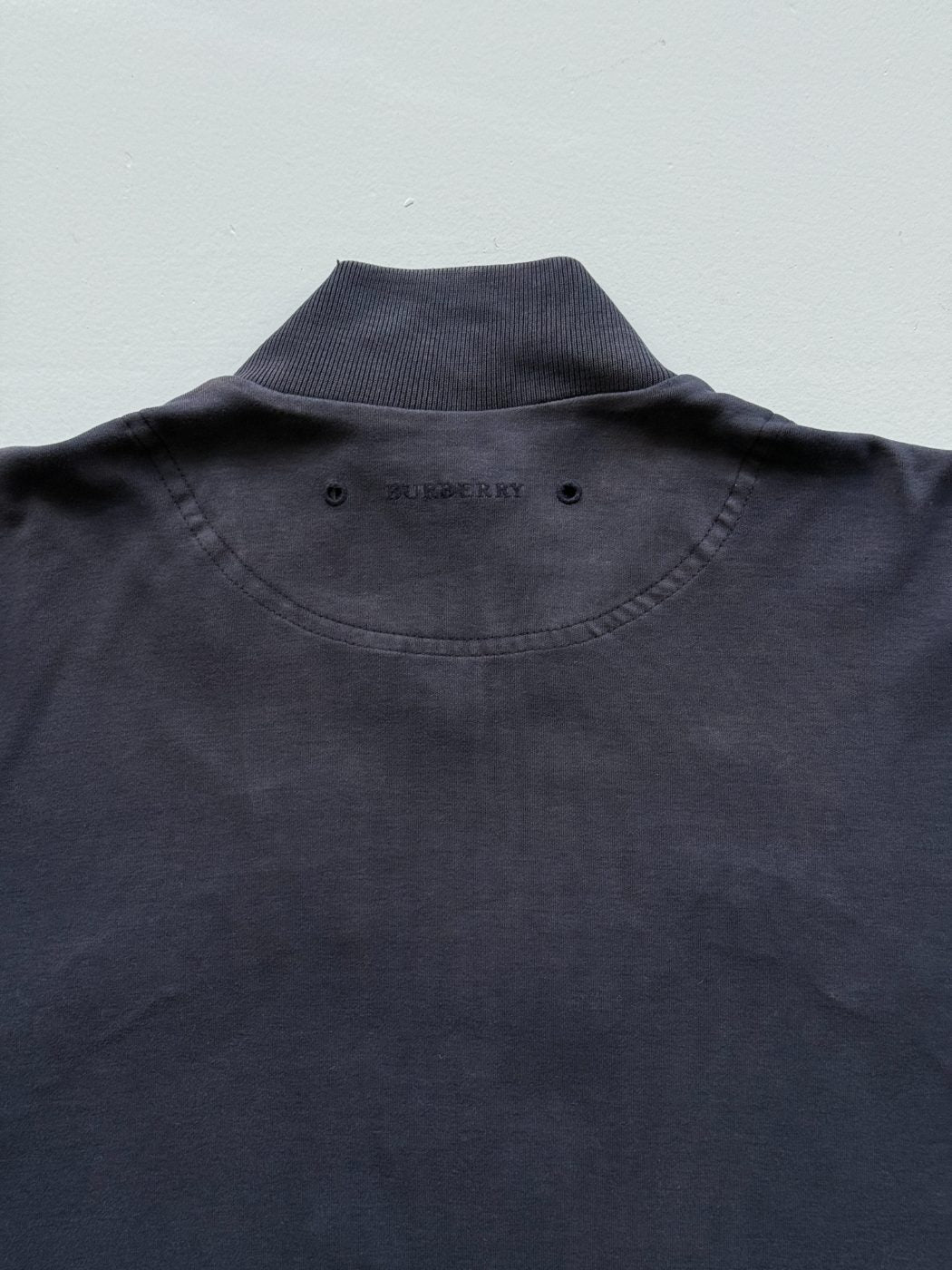 Burberry London Navy Full Zip Vintage Track Jacket - Large