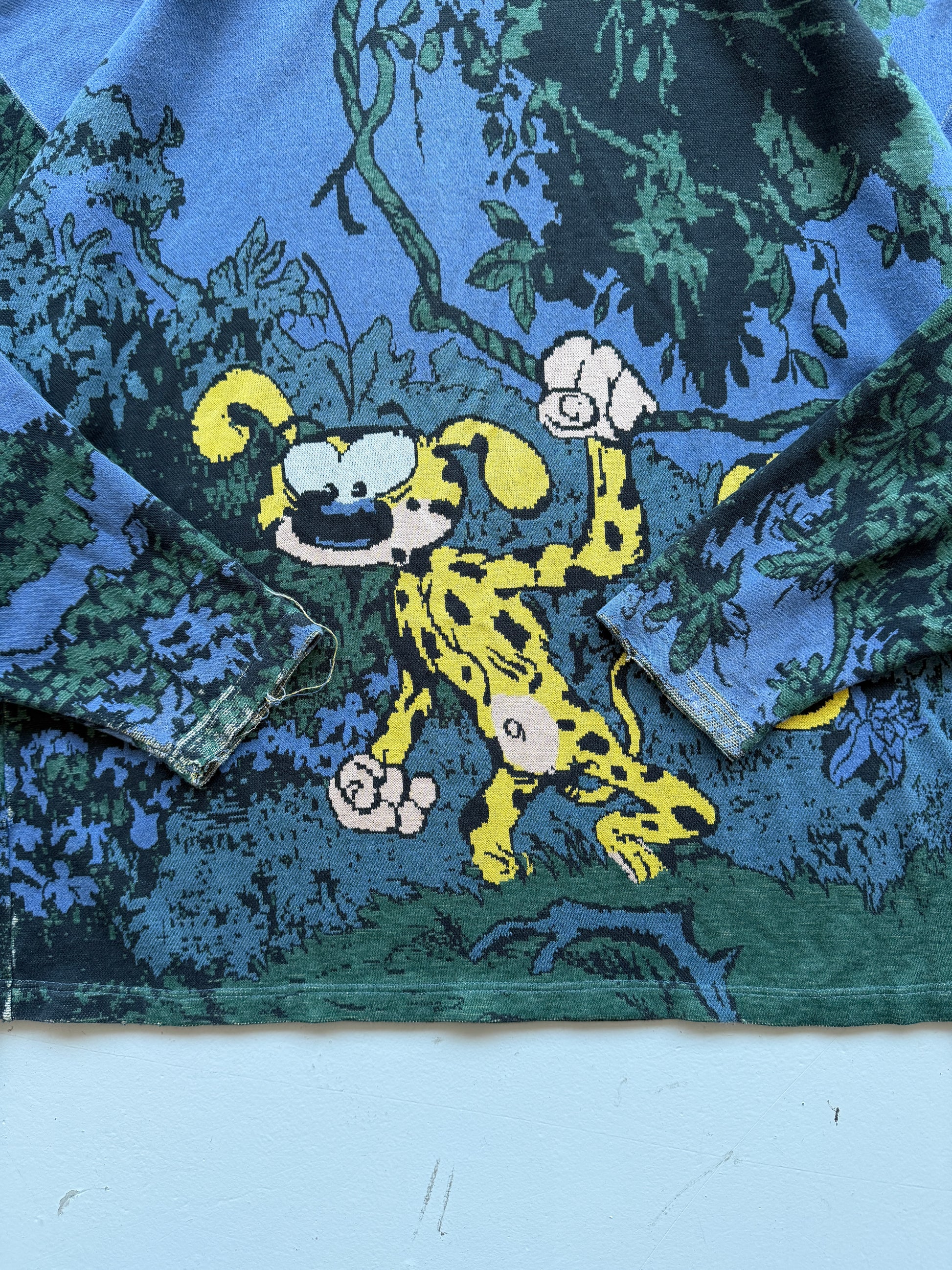 Blue Rare Disney 00's Vintage Studio Adventures Marsupilami Sweatshirt - XL