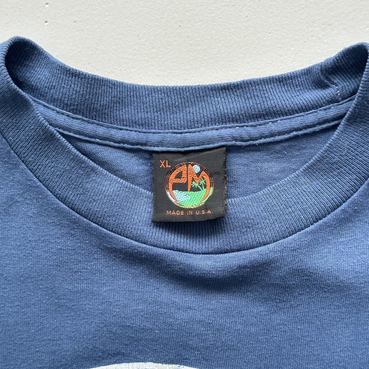 Over-dyed Navy UCLA University Vintage 90's T-shirt - Large