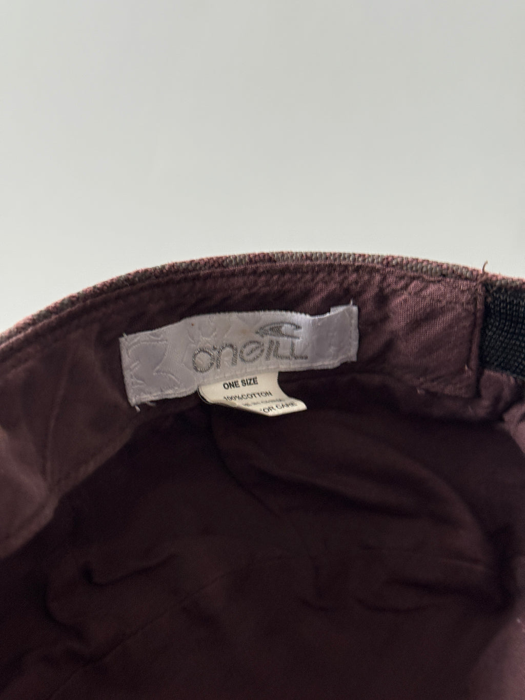 Brown O'neill Y2K Cadet Cap Military Style 00's Grunge Aesthetic