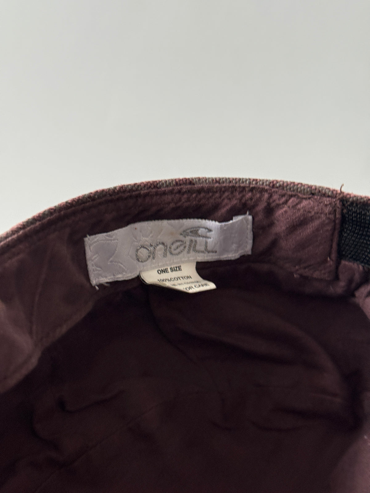 Brown O'neill Y2K Cadet Cap Military Style 00's Grunge Aesthetic