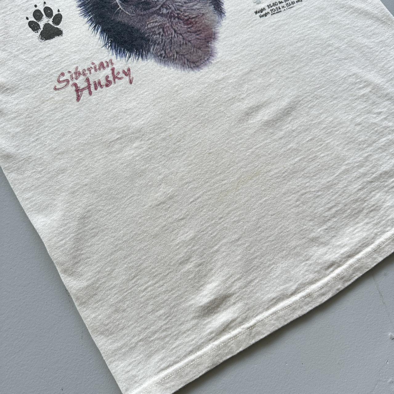 Pale Yellow / Cream Husky Vintage T-shirt - Medium