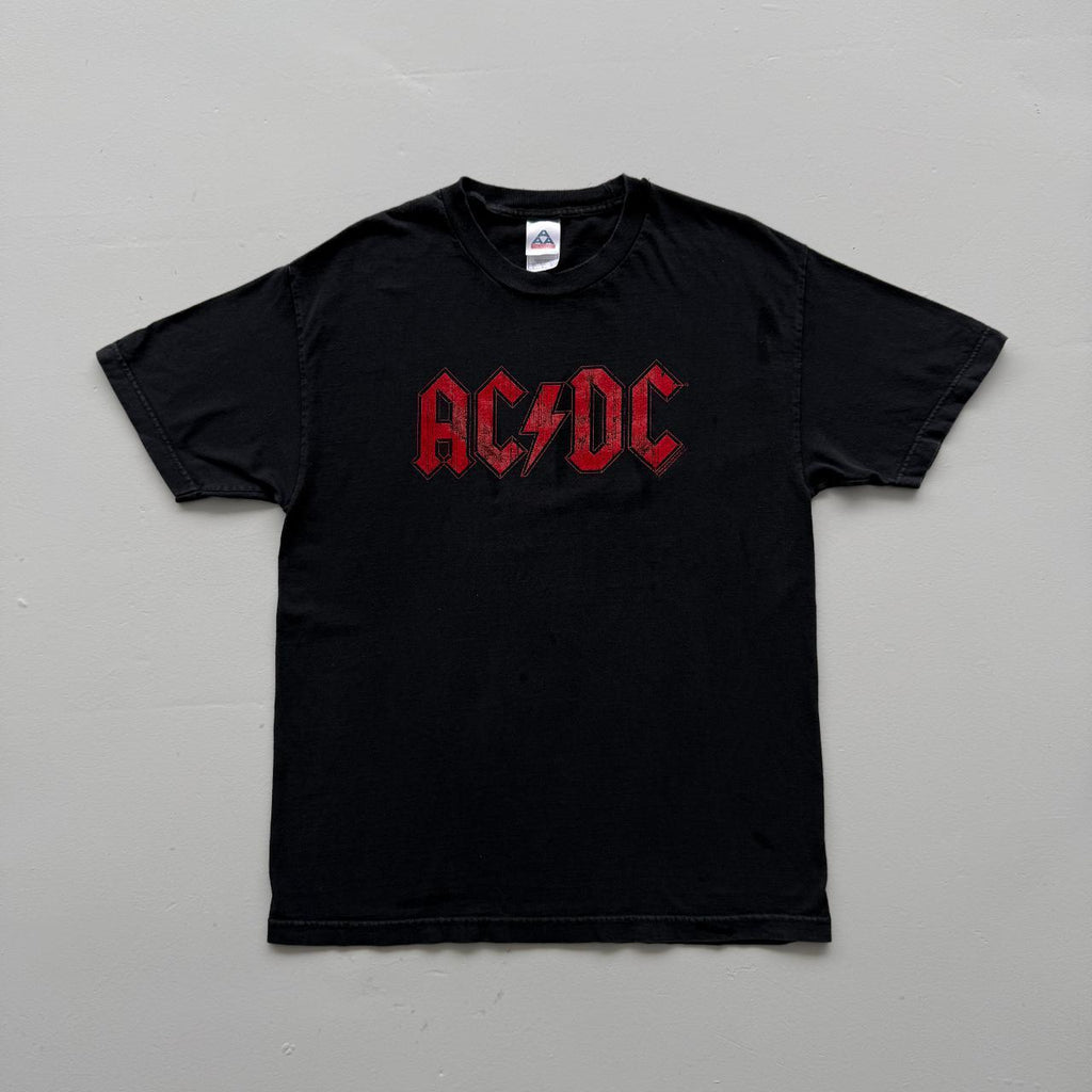 Black AC/DC Vintage 00s T-shirt - Large