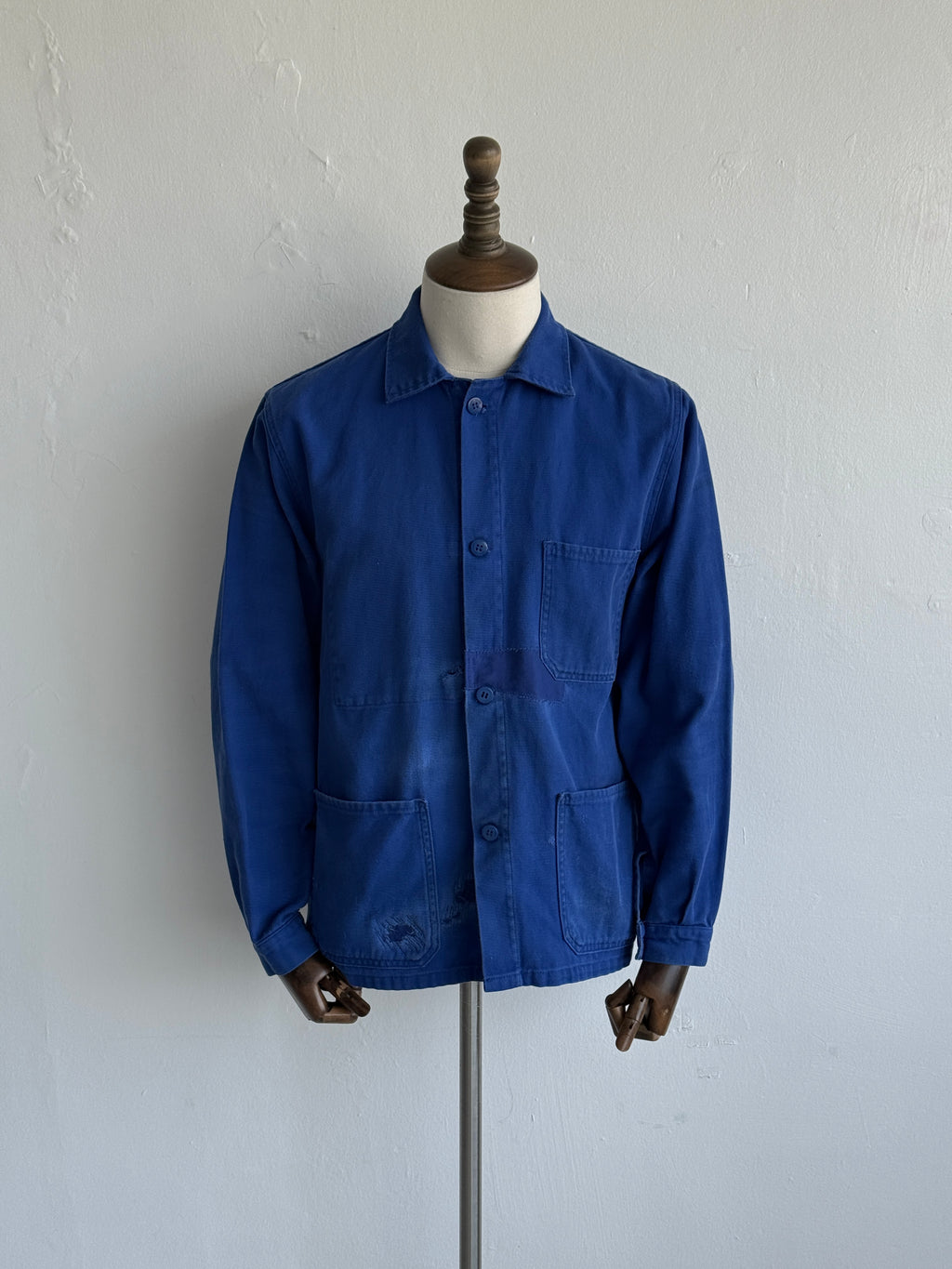Blue P.B.V. 2000's Vintage Workwear Chore Jacket CH377 - Small