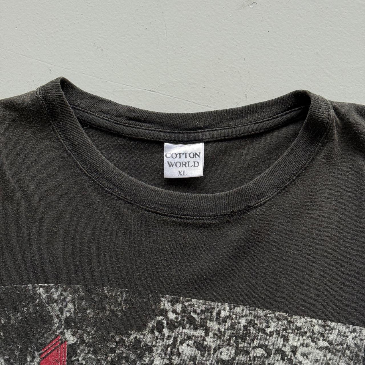 Faded Grey Leno 90s Vintage Graphic Band T-Shirt - Large