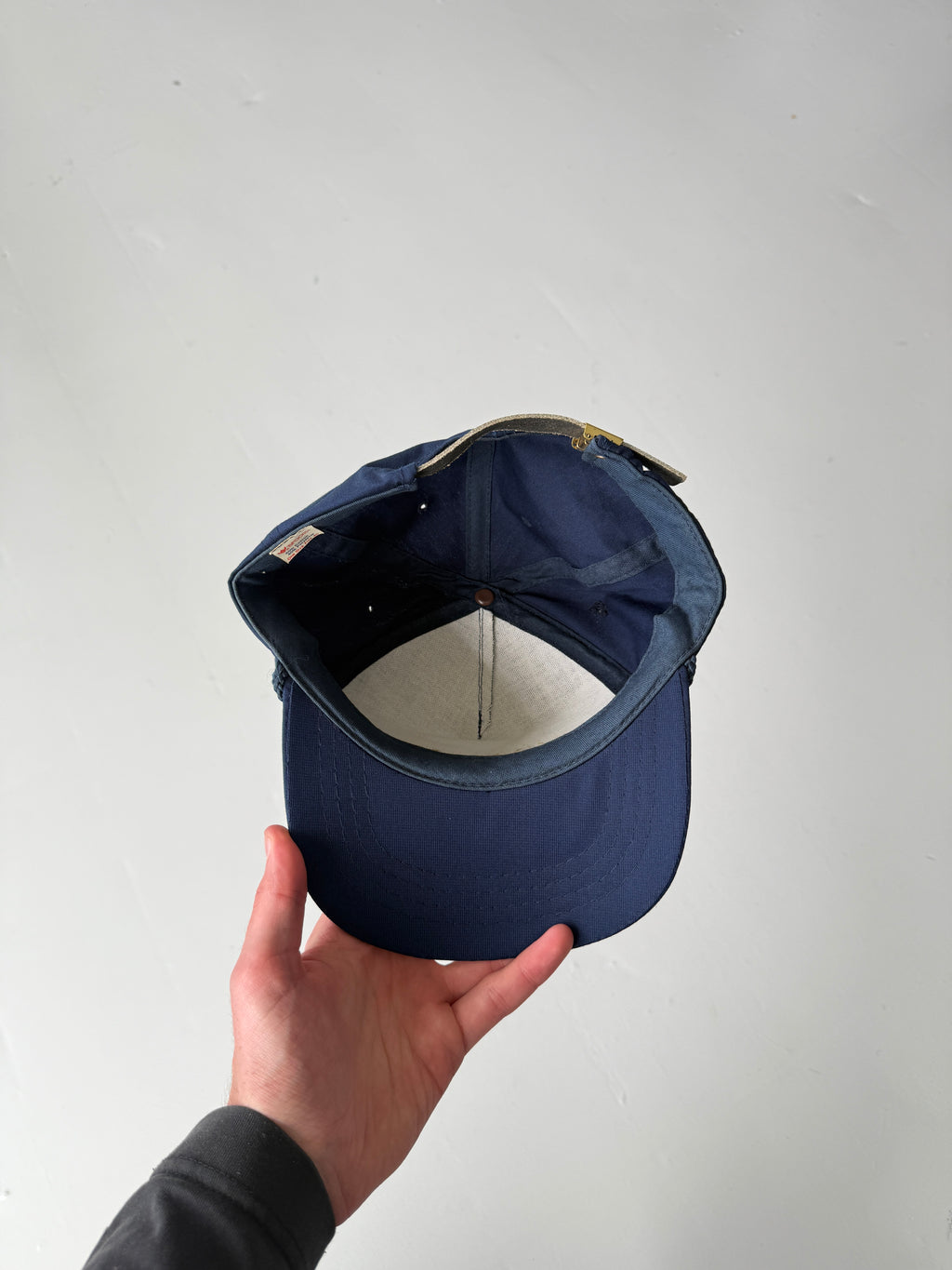 Navy Blue Laborers Training Vintage Cotton SnapBack Trucker Cap
