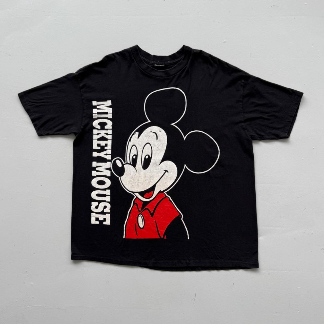 Black Micky Mouse 00s Vintage Disney T-shirt - XXL