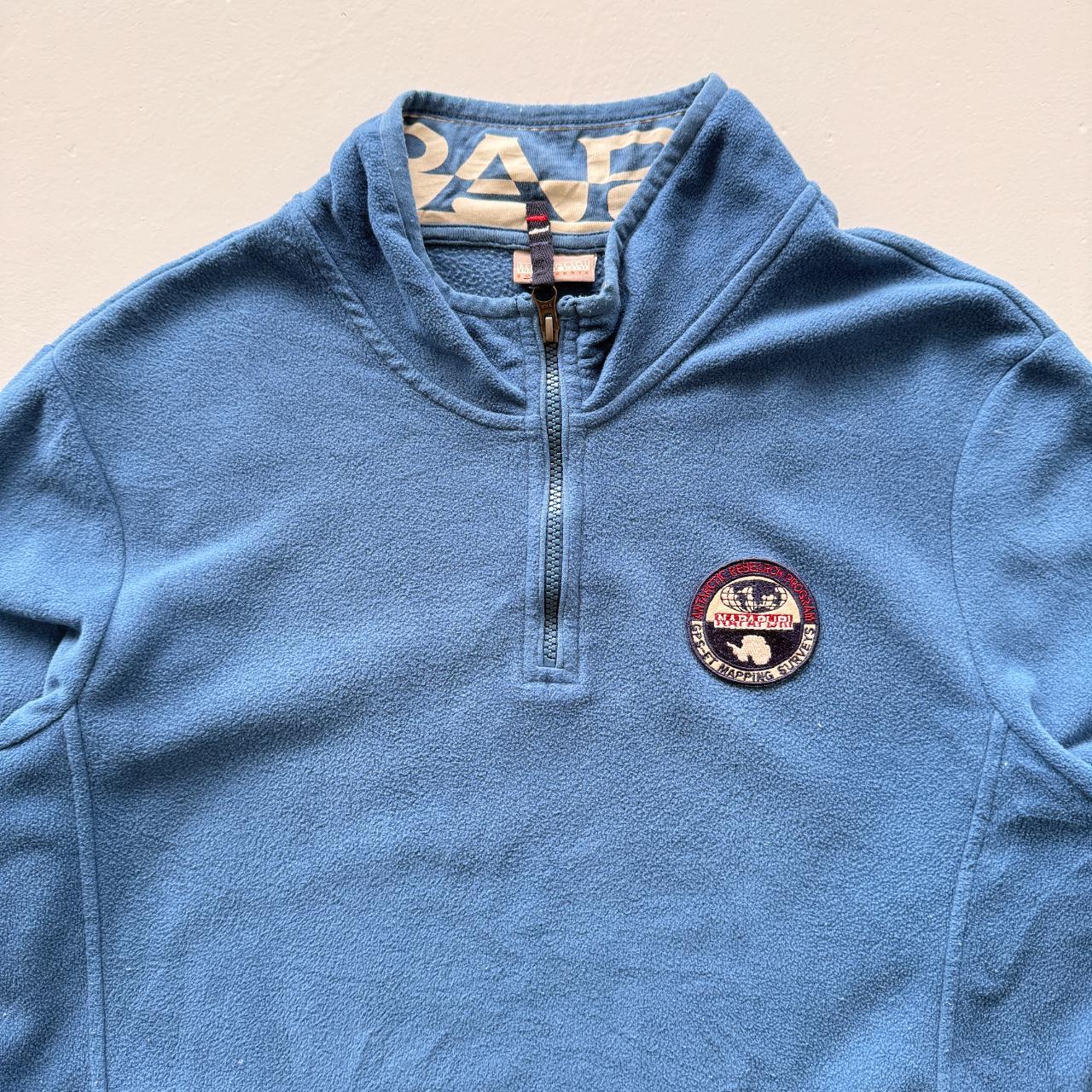 Navy Blue Napapijri Vintage Sweatshirt - XL