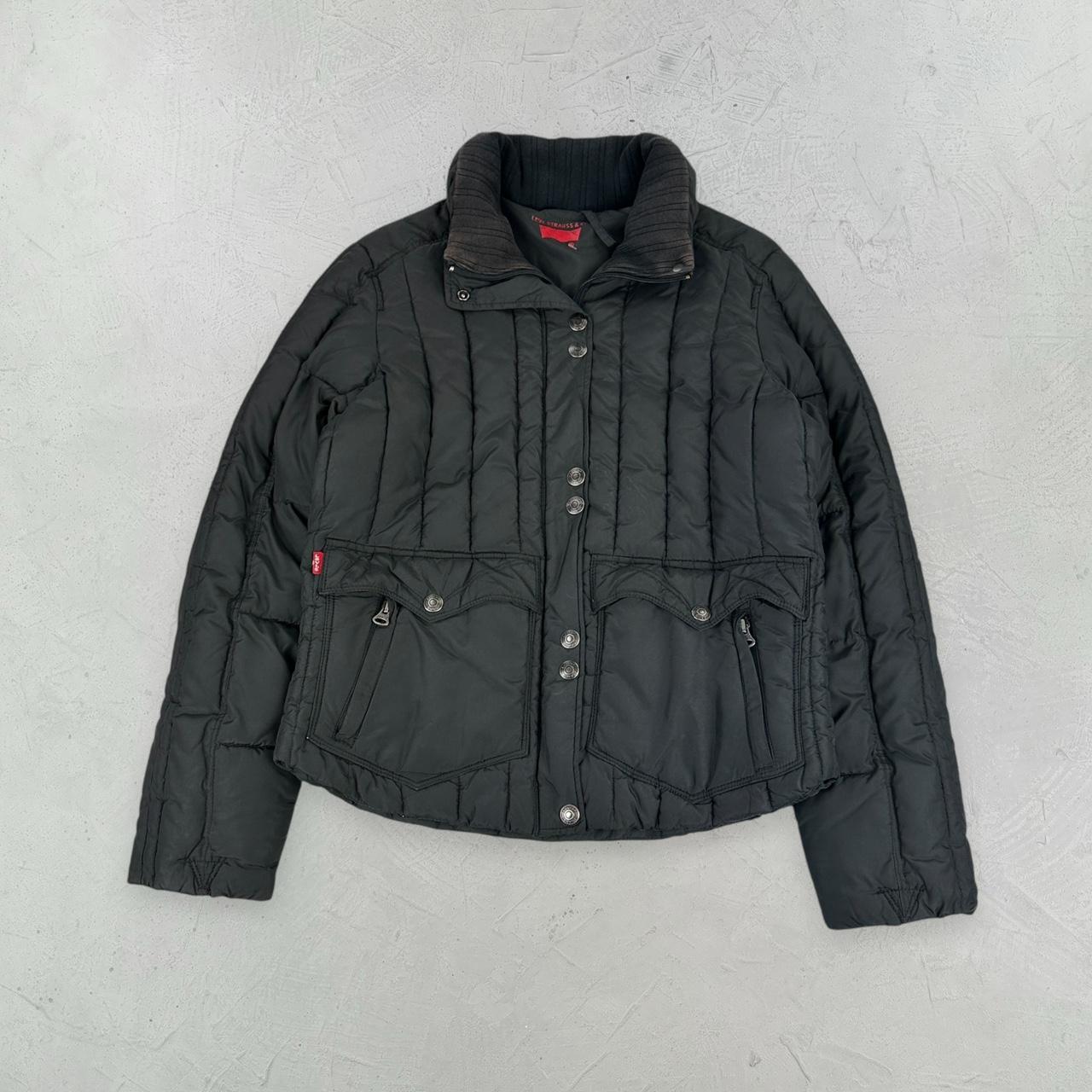 Levi’s Black Y2K Puffer Jacket - Medium