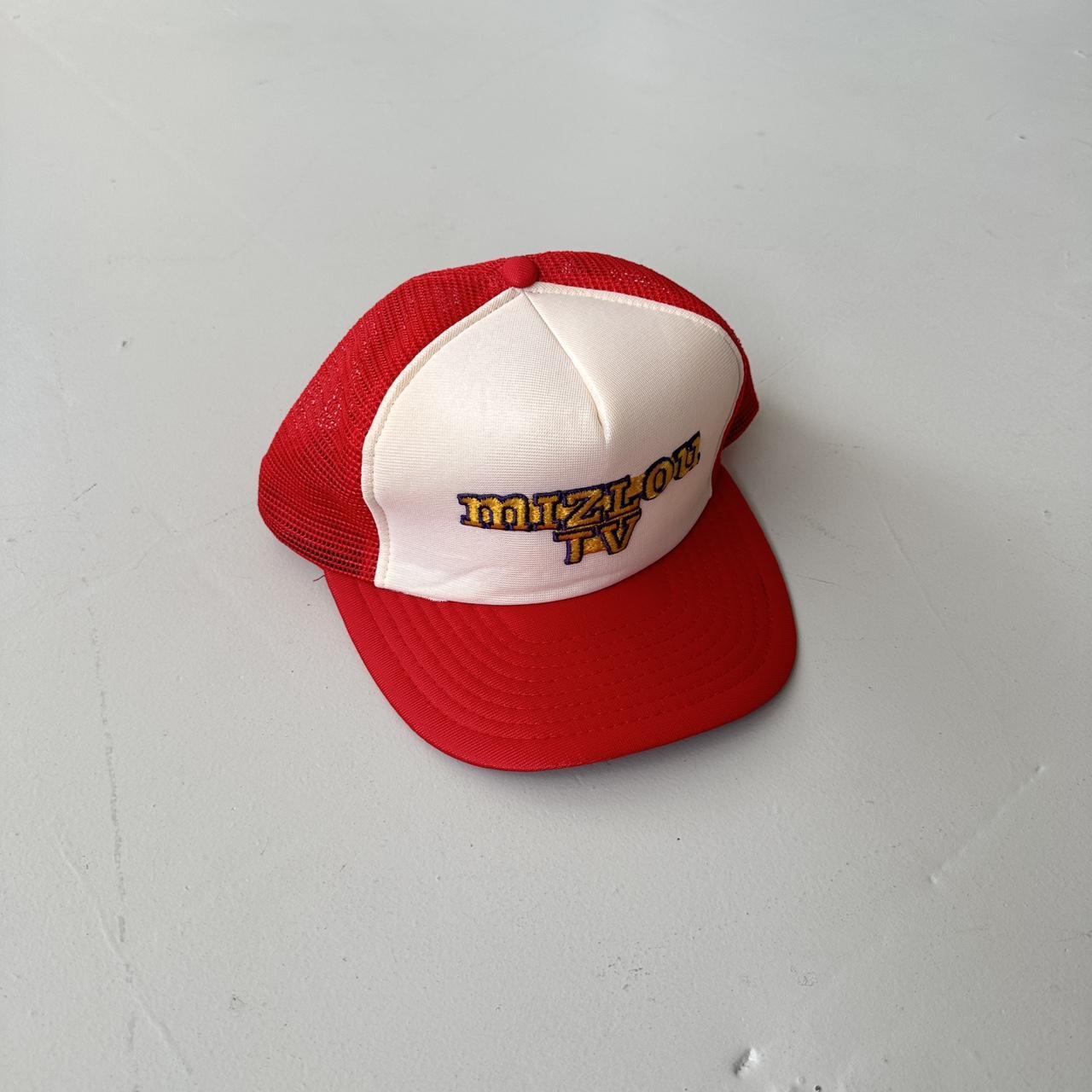 Red Mizlou TV Mesh and Foam Trucker SnapBack Cap
