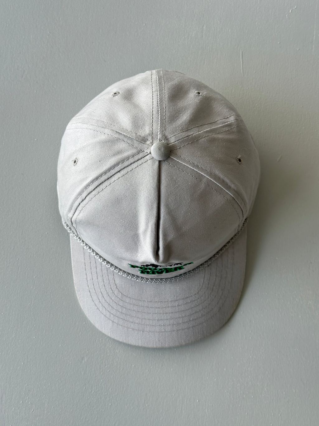 Grey Powder River 90's Vintage SnapBack Trucker Cap