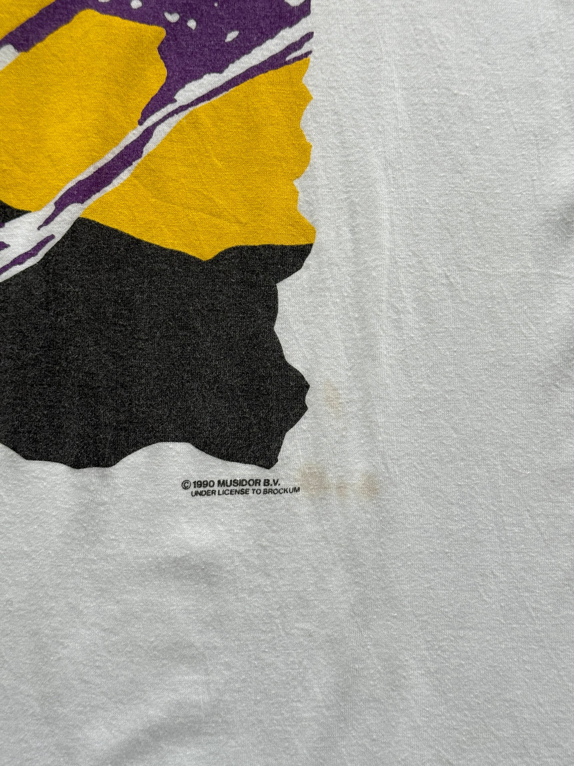 White Rolling Stone 90's Vintage Graphic Band T-Shirt - XL