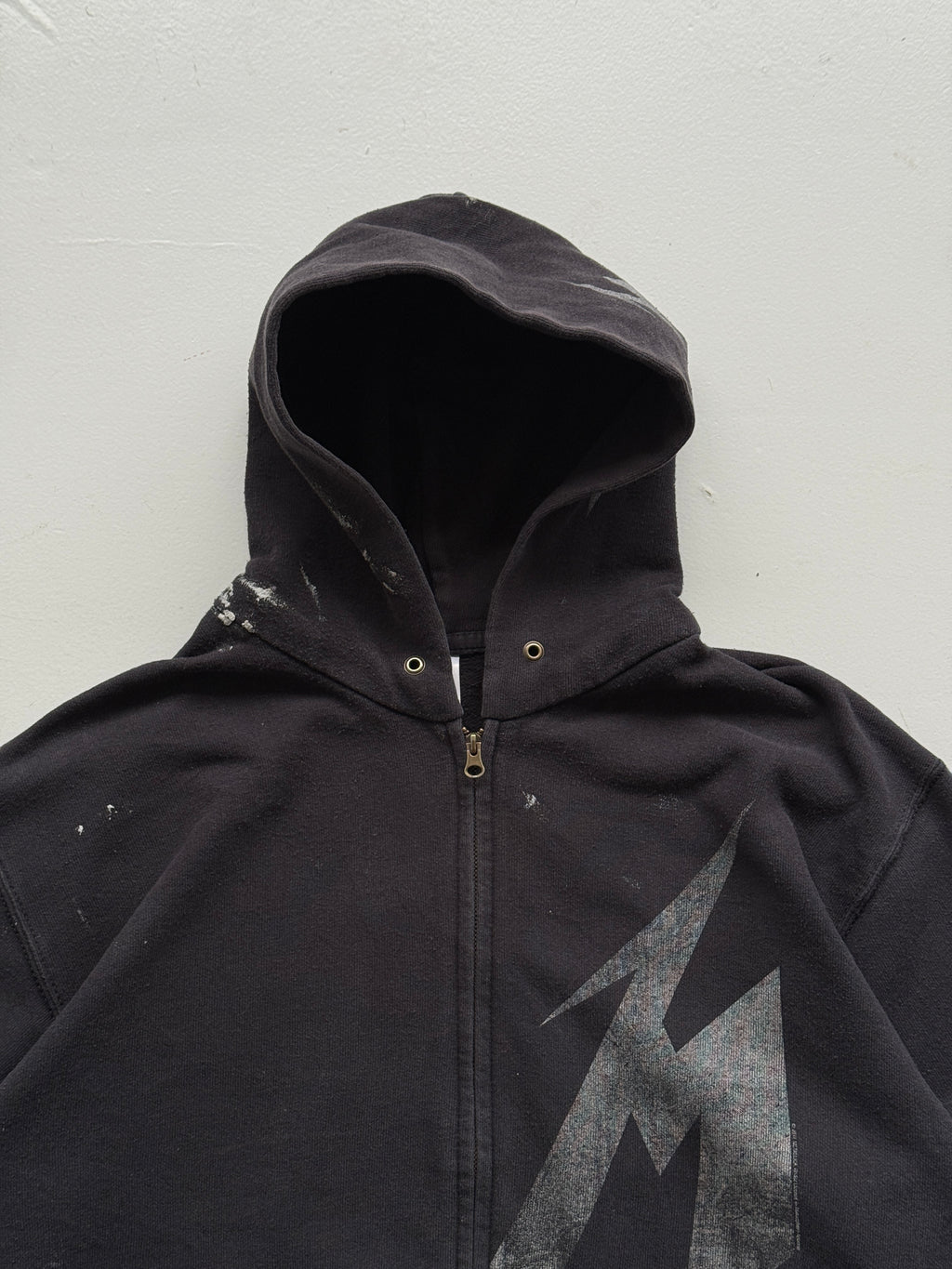 Metallica Since 1981 Vintage Zip-Up Hoodie - Medium