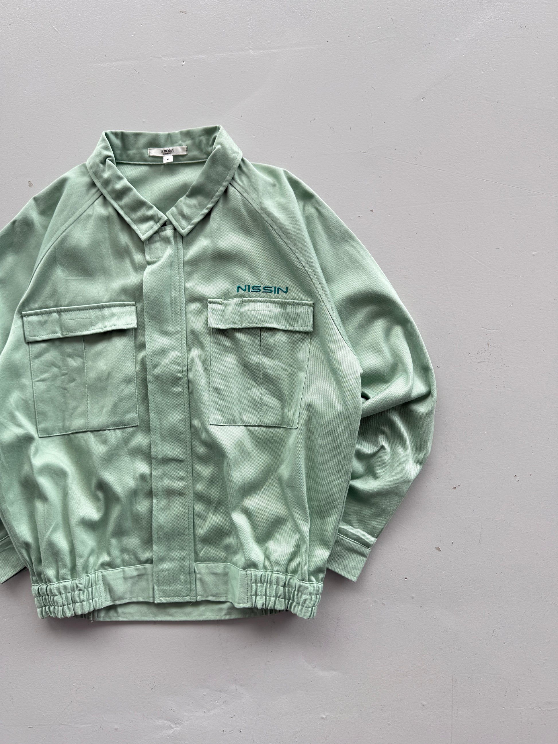 Green Japanese Workwear 00's Vintage Lightweight Jacket - Small