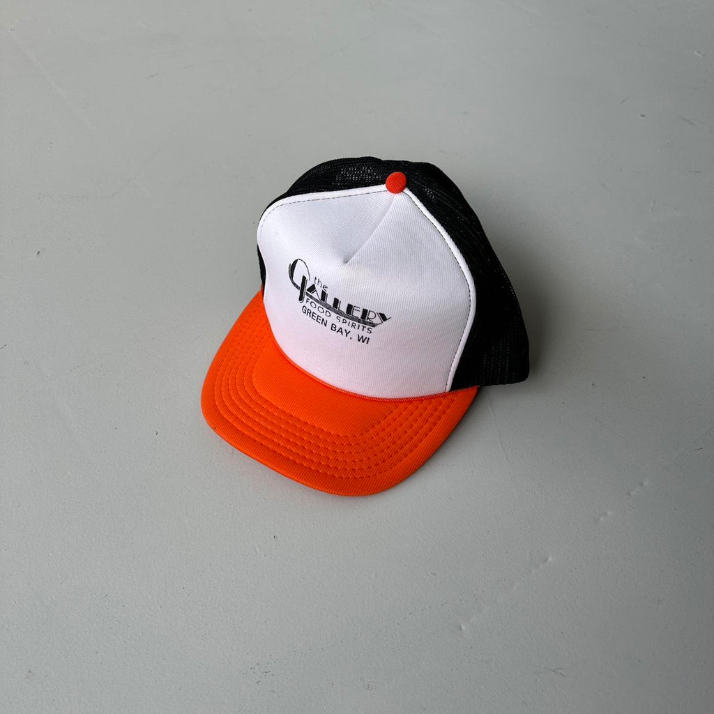 Orange / Black The Gallery Mesh and Foam Trucker SnapBack Cap