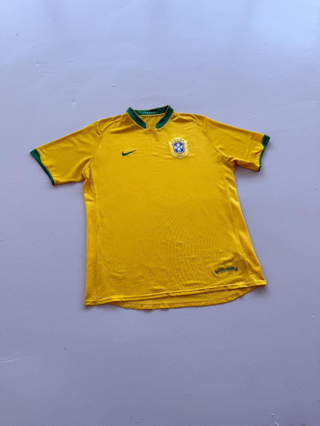 Nike Brazil CBF 2000's Vintage Home 06/08 Football Shirt - XL