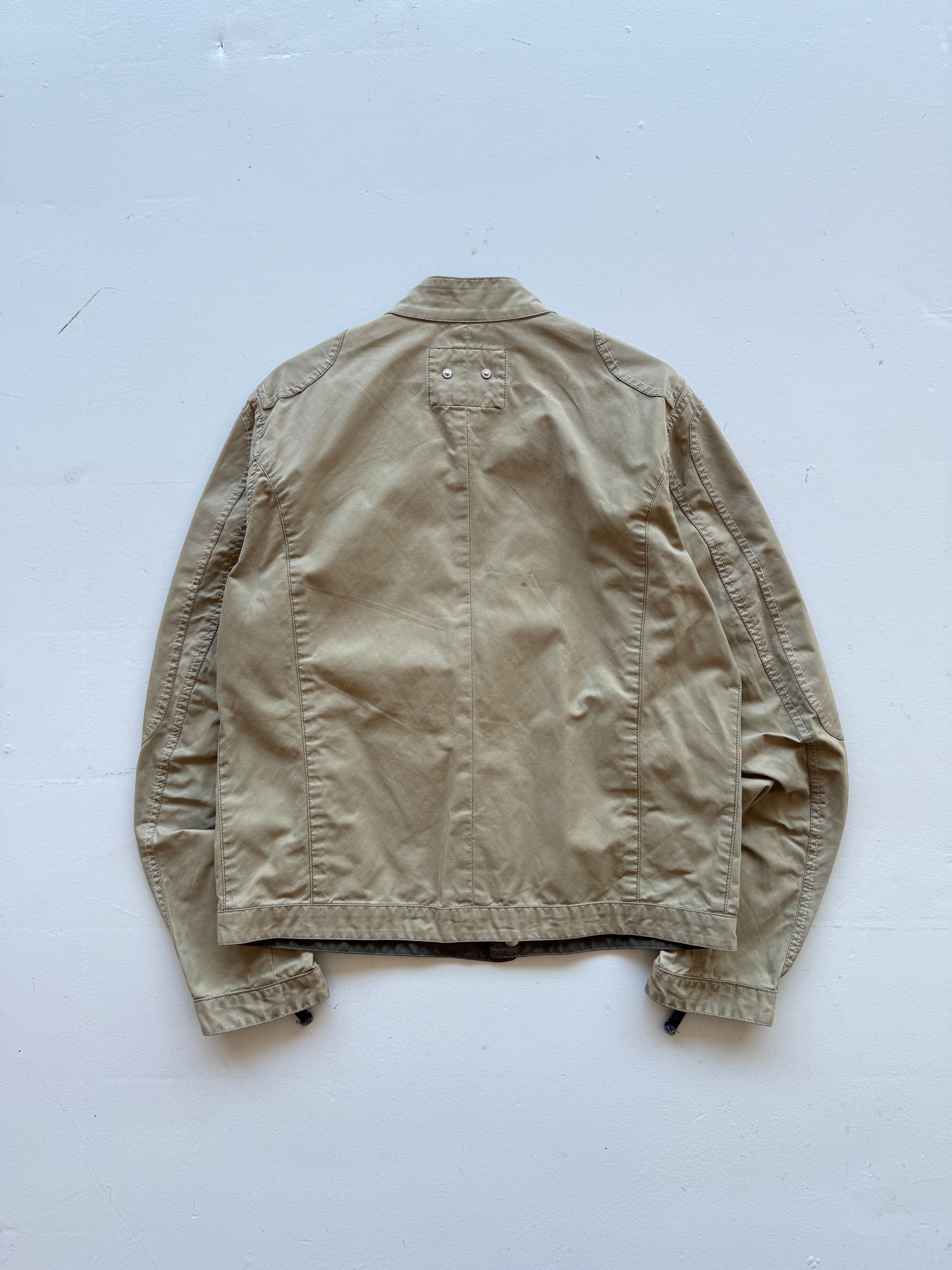 Cream Energie Leather Y2K Vintage Leather Jacket - Medium