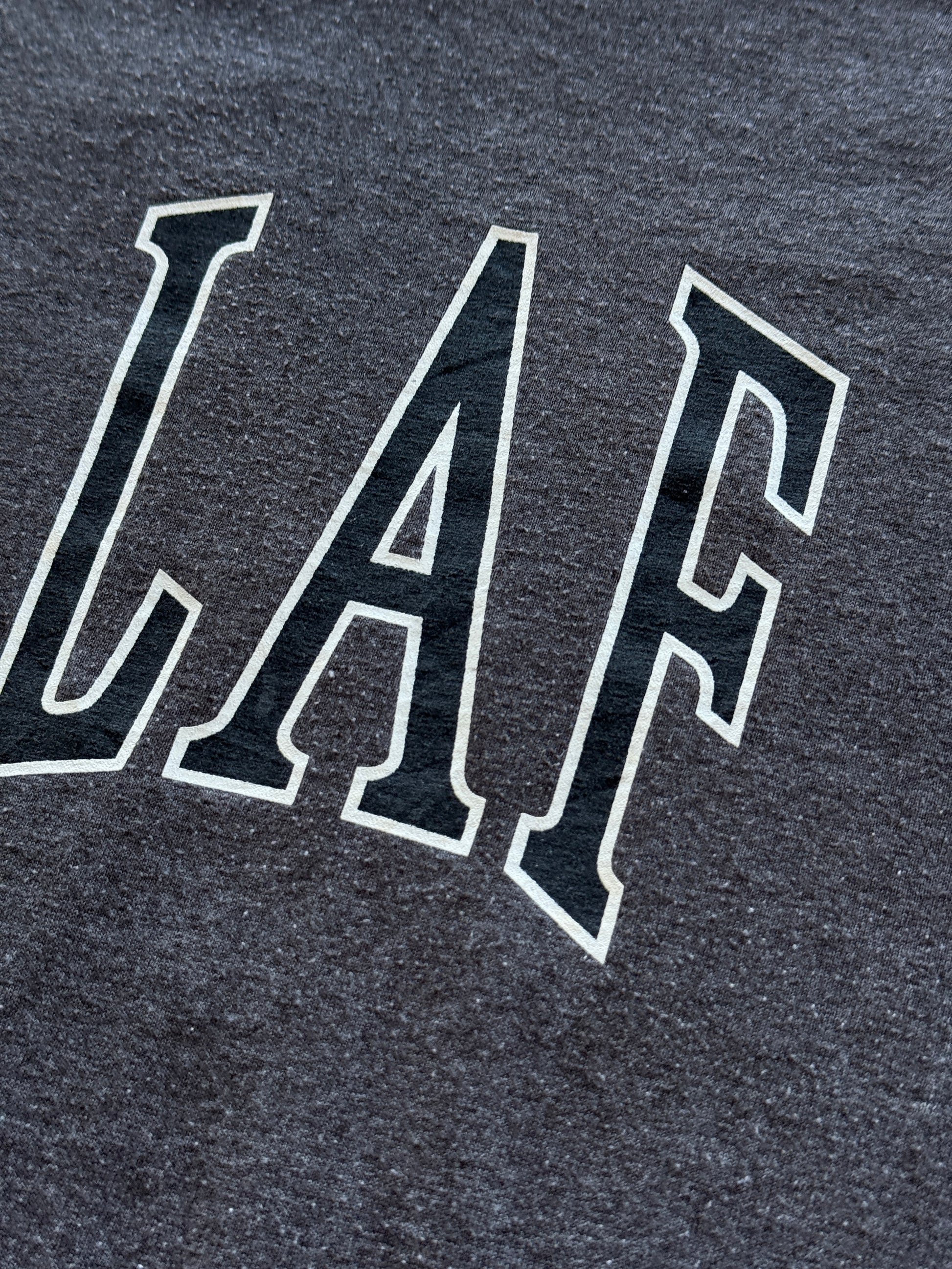 Dark Grey LAF Lafayette Vintage Graphic T-Shirt - Small